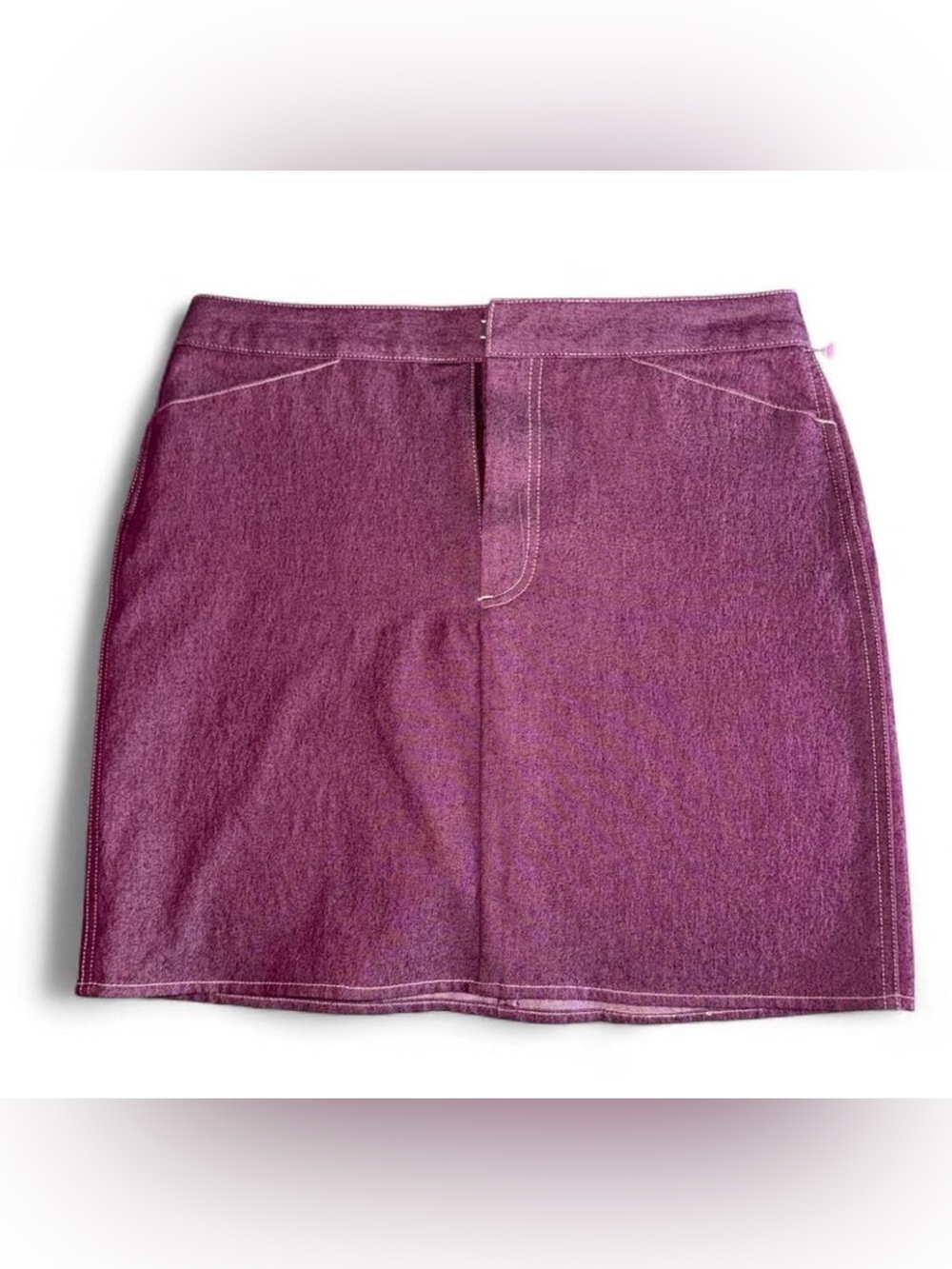 Vintage Y2K Banana Republic Purple Mini Denim Skirt